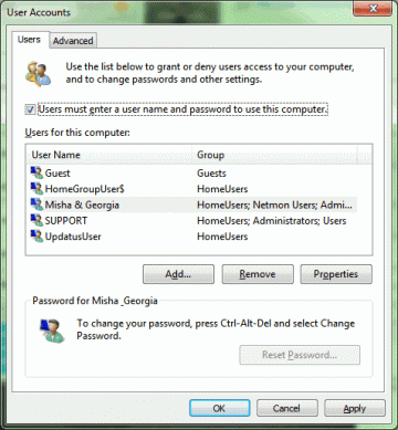 Как пропустить экран приветствия Windows 7 и автоматически войти в систему при загрузке