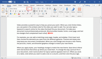 Πώς να κάνετε τις περιόδους μεγαλύτερες στο Microsoft Word