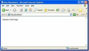 Az IIS telepítése és webszerver beállítása XP -ben