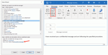 Cómo crear reglas en Microsoft Outlook