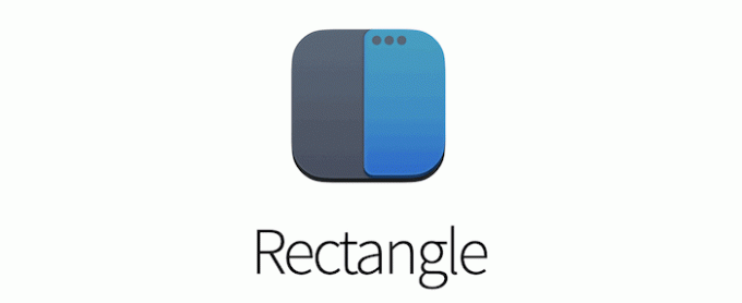El logotipo de la aplicación Rectangle.