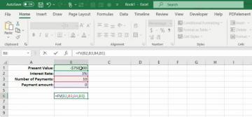 Cómo usar la función PMT en Excel