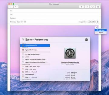 Как использовать разметку в OS X Yosemite