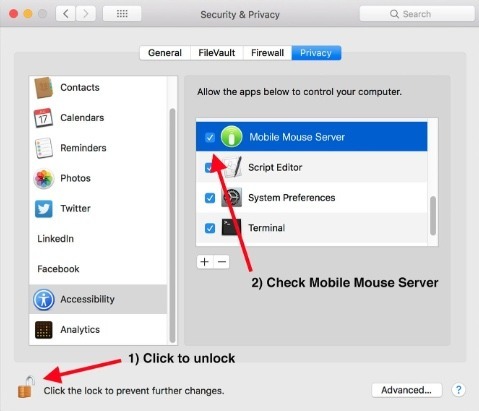 Gebruik de iPhone als muis voor Mac Toegankelijkheid