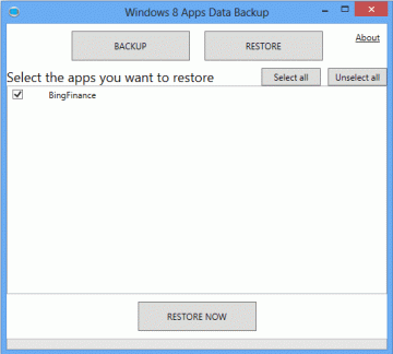 Come eseguire il backup dei dati delle app in Windows 8