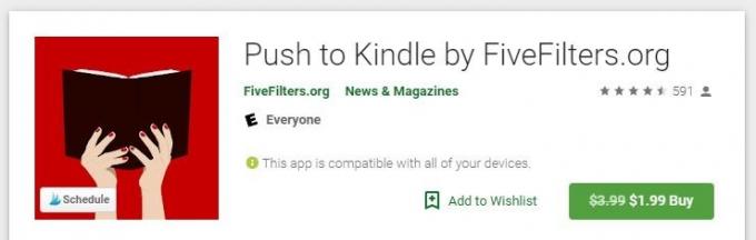 Android Web To Kindle Push To Kindle Play Store