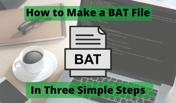 Hur man gör en BAT -fil i tre enkla steg