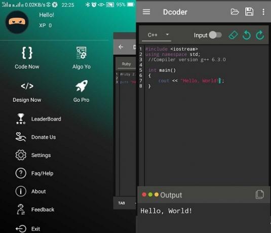 Dcoder Mobile IDE