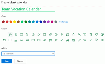Как создать групповой календарь в Microsoft 365