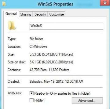 قم بتنظيف مجلد WinSxS في Windows 7/8/10