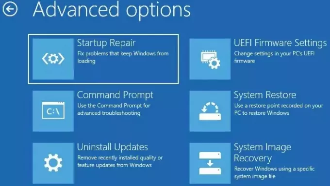 windows uuesti – täpsemad taastamise valikud