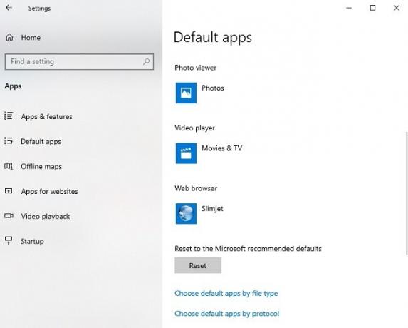 Le app predefinite dell'elenco di controllo dell'aggiornamento di Windows 10