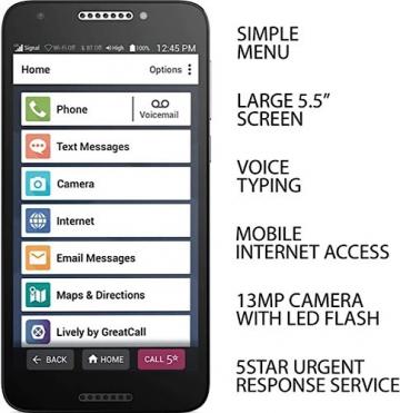 Zapłać połowę ceny za smartfon Jitterbug Smart2 dla seniorów