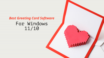 Bästa gratulationskortprogramvaran för Windows 11/10