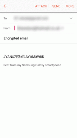 Ako odosielať šifrované e -maily v systéme Android