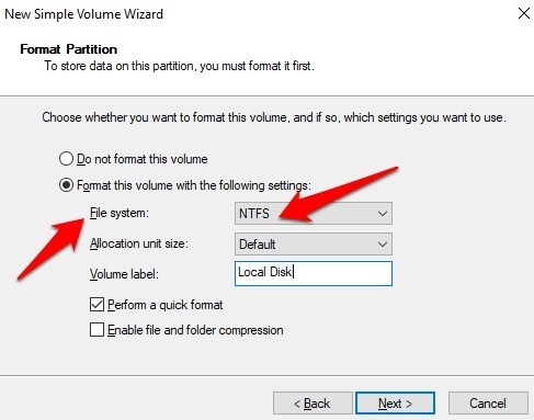 Proteggi con password le cartelle dei file Windows 10 Ntfs