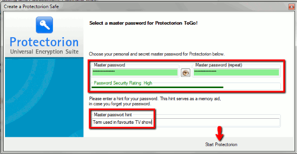Protezione-To-Go-Digitare-In-Password