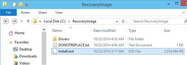Windows 10 TP: C:\RecoveryImage\Install.esd