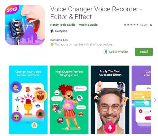 App per cambiare voce Handy Tools Studio