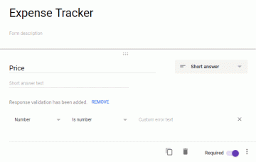 Hoe Google Formulieren te gebruiken als Expense Tracker