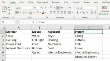 Cara Membuat Beberapa Daftar Drop Down Tertaut di Excel