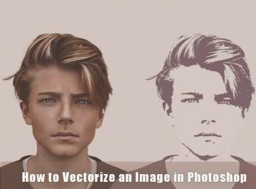 Как векторизовать изображение в фотошопе