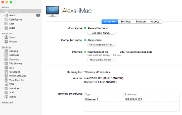 Sådan konfigureres en macOS Sierra Server
