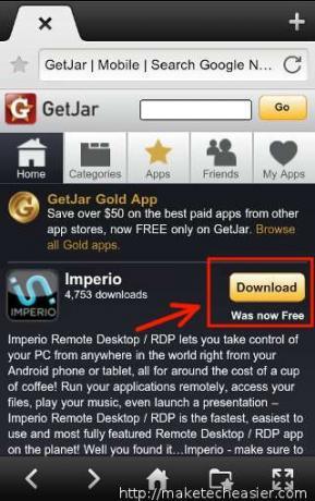 GetJar Gold: Baixe aplicativos premium para Android gratuitamente todos os dias
