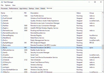 Jak opravit chybu „Server RPC není k dispozici“ v systému Windows