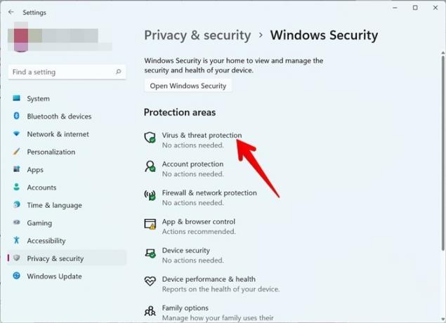 Scansione di sicurezza della barra delle applicazioni di Windows 11 non funzionante