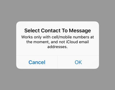 SMS-bericht plannen Selecteer contact