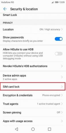 Kaip pakeisti „Android“ įrenginio SIM PIN kodą
