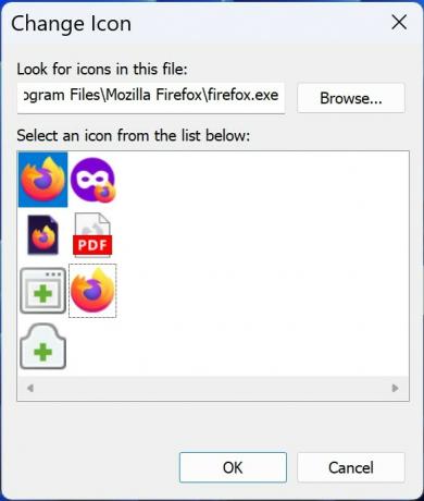 Scherzo Windows User 4 Cambia icona Icone di Mozilla Firefox Exe