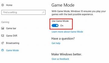 Spiegazione della modalità di gioco di Windows 10