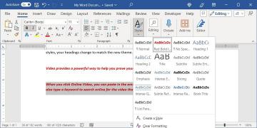 כיצד ליצור סגנון מותאם אישית ב- Microsoft Word ו- Excel