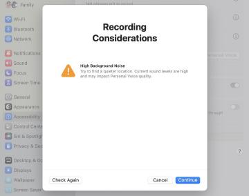 Een persoonlijke stem creëren op iOS 17 of macOS Sonoma