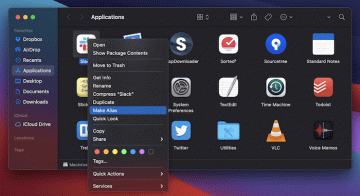 Cara Membuat Pintasan Desktop di macOS