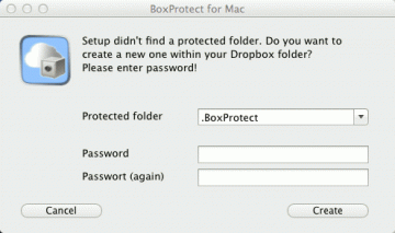 เข้ารหัสโฟลเดอร์ Dropbox ของคุณด้วย BoxProtect [Mac]