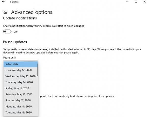 In che modo l'aggiornamento di Windows 10 1903 interrompe gli aggiornamenti di pausa di Chromium