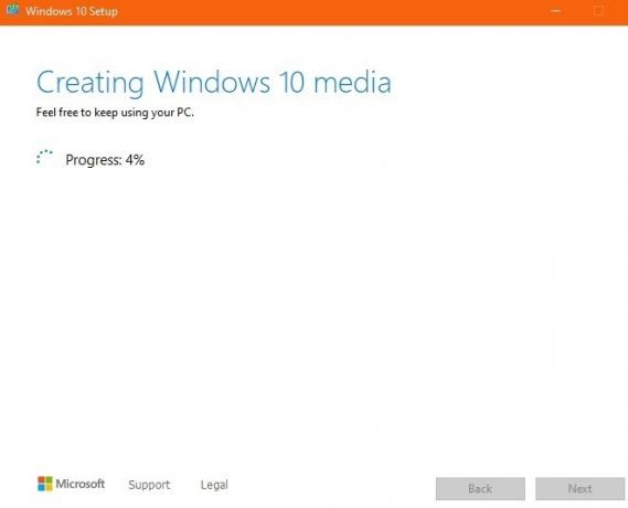 Windows10 Installazione pulita Windows10 Media creato