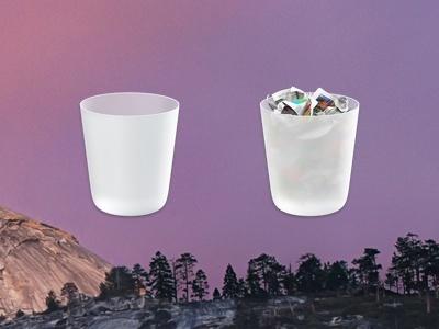 Yosemite-Mavericks-UI-Vergleich-Mülleimer