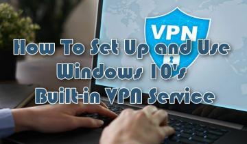 Windows 10 sisseehitatud VPN-teenuse seadistamine