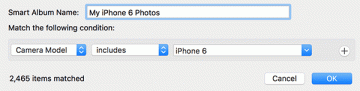 Vytvárajte a používajte inteligentné albumy v aplikáciách iPhoto a Photos pre Mac