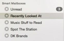 กล่องเมลอัจฉริยะใน Apple Mail