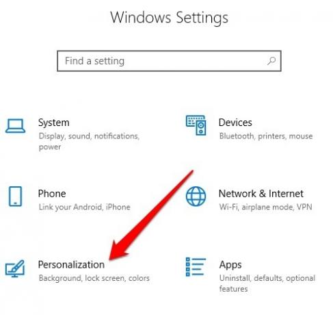 Installa Gestisci caratteri Impostazioni di Windows 10 Personalizzazione