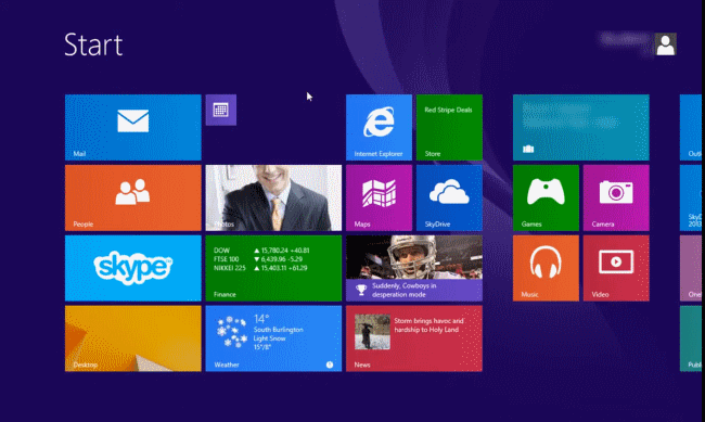 Versione Windows Windows 8