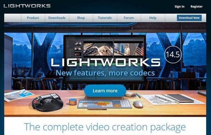 Lightworks Homepageii