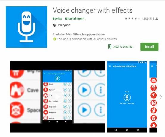 App per modificare la voce con effetti
