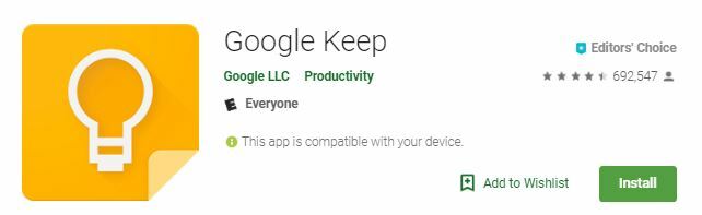 android-bendradarbiavimas-google-keep