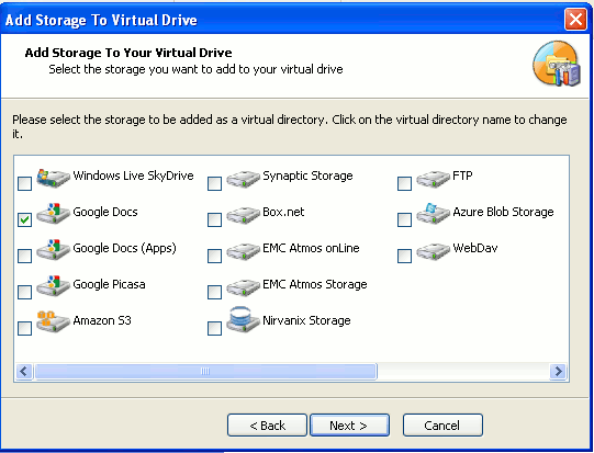 „gladinet-virtual-drive“ nustatymas